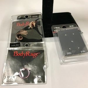 Lot of 3 Body Piercing Jewlery Pieces